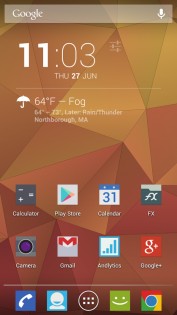 Nexus Triangles Live Wallpaper 3.2. Скриншот 1