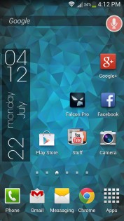 Nexus Triangles Live Wallpaper 3.2. Скриншот 2