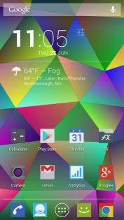 Nexus Triangles Live Wallpaper 3.2. Скриншот 6