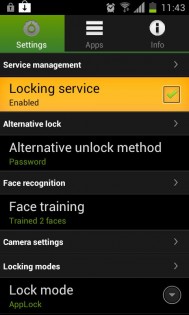 Visidon AppLock Plus 2.2.1. Скриншот 4