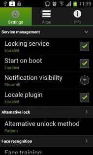 Visidon AppLock Plus 2.2.1. Скриншот 5