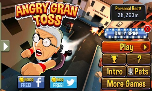 Angry Gran Toss 1.2.6. Скриншот 3