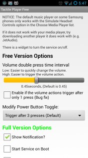 Tactile Player Free 3.0.2. Скриншот 2