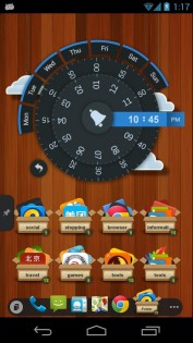 TSF Clock Widget 2.1. Скриншот 2