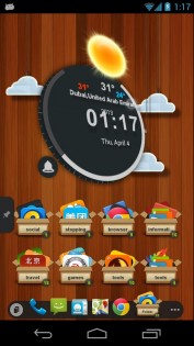 TSF Clock Widget 2.1. Скриншот 3