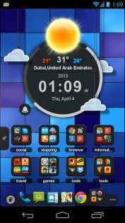 TSF Clock Widget 2.1. Скриншот 4