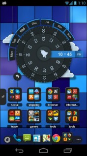 TSF Clock Widget 2.1. Скриншот 5