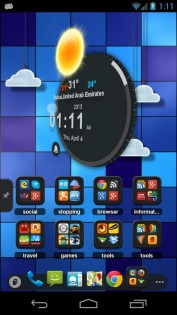 TSF Clock Widget 2.1. Скриншот 6