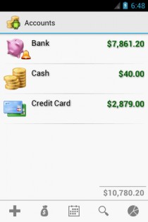 Cash Droid 1.4.3.4. Скриншот 1