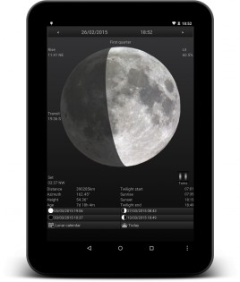 Lunafaqt sun and moon info 1.26. Скриншот 1