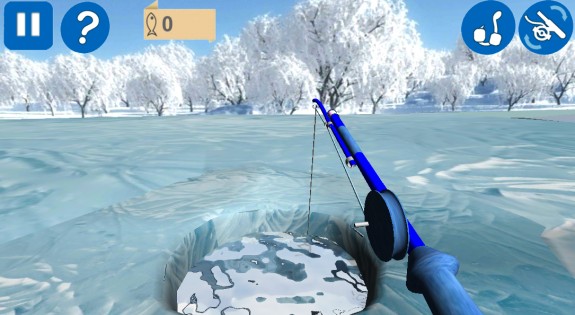 Рыбалка зимняя 3D  1.4051. Скриншот 2