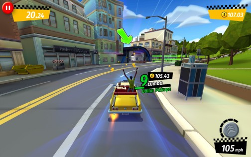 Crazy Taxi City Rush 1.9.0. Скриншот 6