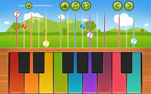 Мелодии Пианино игра для детей 1.5.2. Скриншот 1