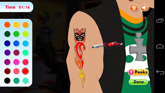 Fab Tattoo Artist 4.5. Скриншот 6