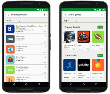 Рекламы в поисковой выдаче Google Play станет больше