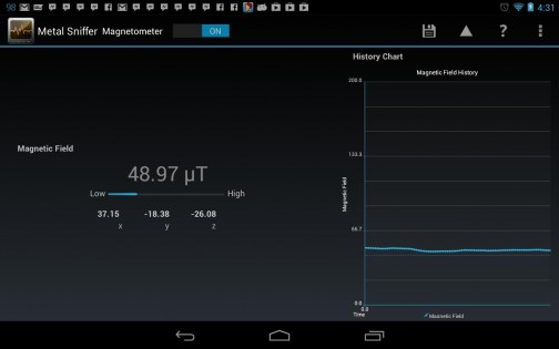 Metal Sniffer 0.7.4. Скриншот 5