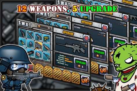 SWAT And Zombies 2.2.2. Скриншот 21