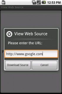 View Web Source 1.6. Скриншот 1