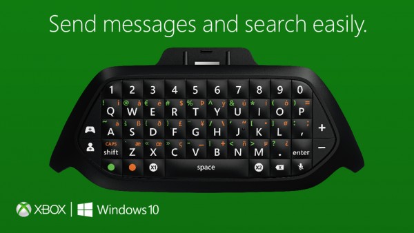 Геймпад от Xbox One получит полноценную QWERTY-клавиатуру