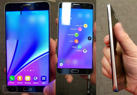 Очередные живые фото Galaxy Note 5 подтверждают цельный корпус и отсутствие microSD