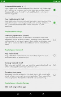 Greenify 5.1.1. Скриншот 2