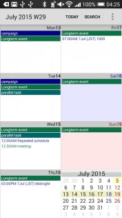 Calendar Pad 3.3.5. Скриншот 2