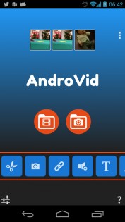 AndroVid 7.0.6. Скриншот 1