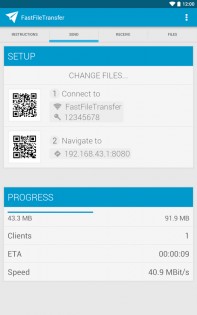 Fast File Transfer 2.1.5. Скриншот 3