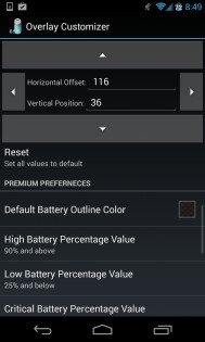 Battery Overlay Percent 1.2.4. Скриншот 7