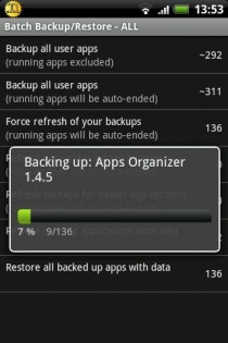 Titanium Backup 8.4.0.2. Скриншот 3