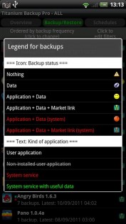 Titanium Backup 8.4.0.2. Скриншот 4