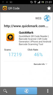 QuickMark QR Code Reader 5.1.2. Скриншот 2