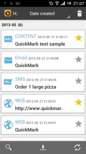 QuickMark QR Code Reader 5.1.2. Скриншот 5