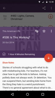 Pocket Casts 7.85. Скриншот 18