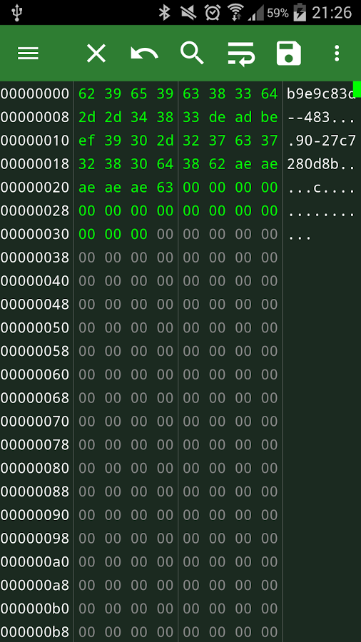 Скачать Hex Редактор 3.2.3 для Android