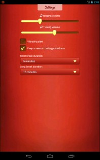 Pomodoro Timer 2.3.0. Скриншот 7