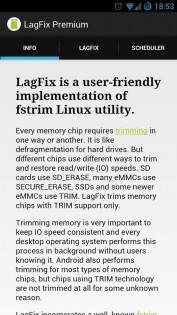 LagFix (fstrim) 1.5.1. Скриншот 1