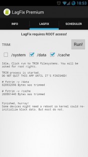 LagFix (fstrim) 1.5.1. Скриншот 2