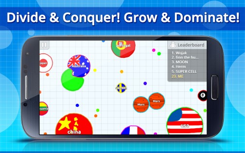 Agar.io 2.28.7. Скриншот 3