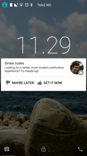 Heads-up notifications 1.14. Скриншот 3