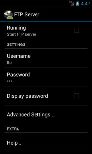 FTPServer 2.9.1. Скриншот 3