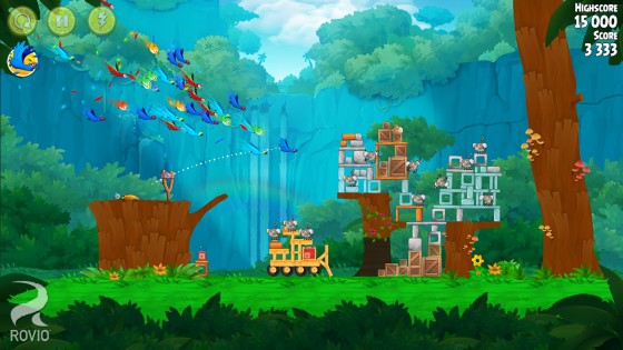 Angry Birds Rio 2.6.13. Скриншот 1
