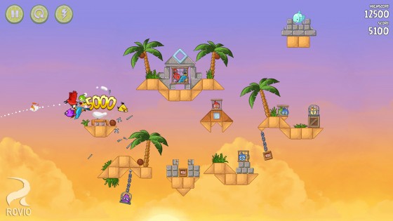 Angry Birds Rio 2.6.13. Скриншот 4