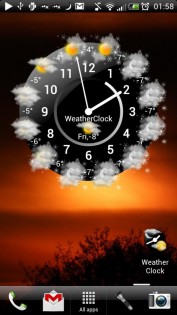 Weather Clock 2.1. Скриншот 5