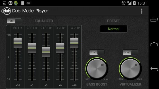 Dub Music Player 6.1. Скриншот 7