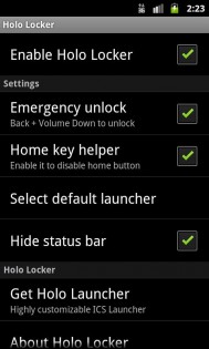 Holo Locker 1.2.0. Скриншот 3