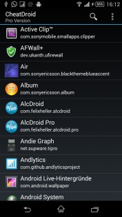 Cheat Droid 2.5.5. Скриншот 1