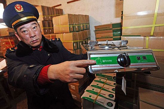 В Китае конфискованы почти 700 газовых плит iPhone