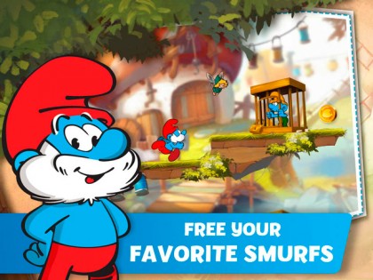 Smurfs Epic Run. Скриншот 2