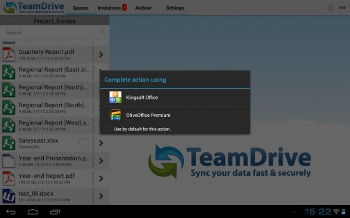 TeamDrive 3.3.2.1251. Скриншот 4